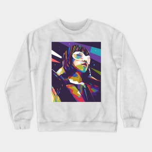 Ramengvrl Colorful with Background Crewneck Sweatshirt